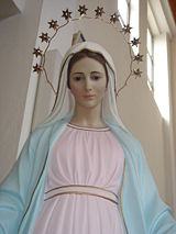 Medjugorja Szűz Mária szobor